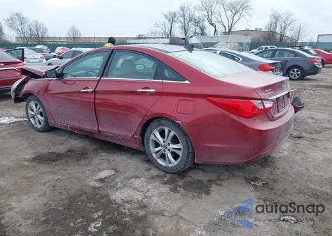 2013 Hyundai Sonata Limited z USA, uszkodzony, nr VIN 5NPEC4AC8DH711502